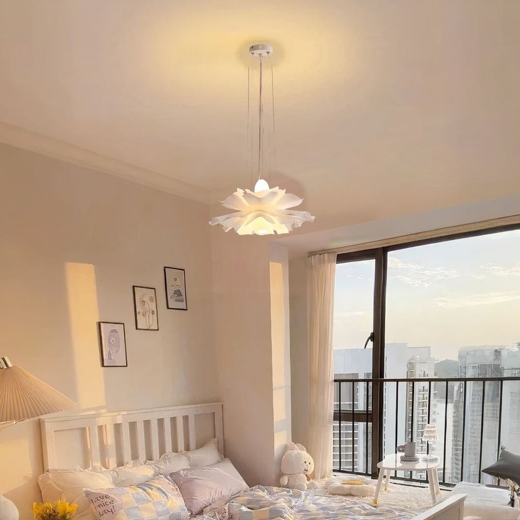 Lustre chambre cocooning à pétales superposés, vue 7