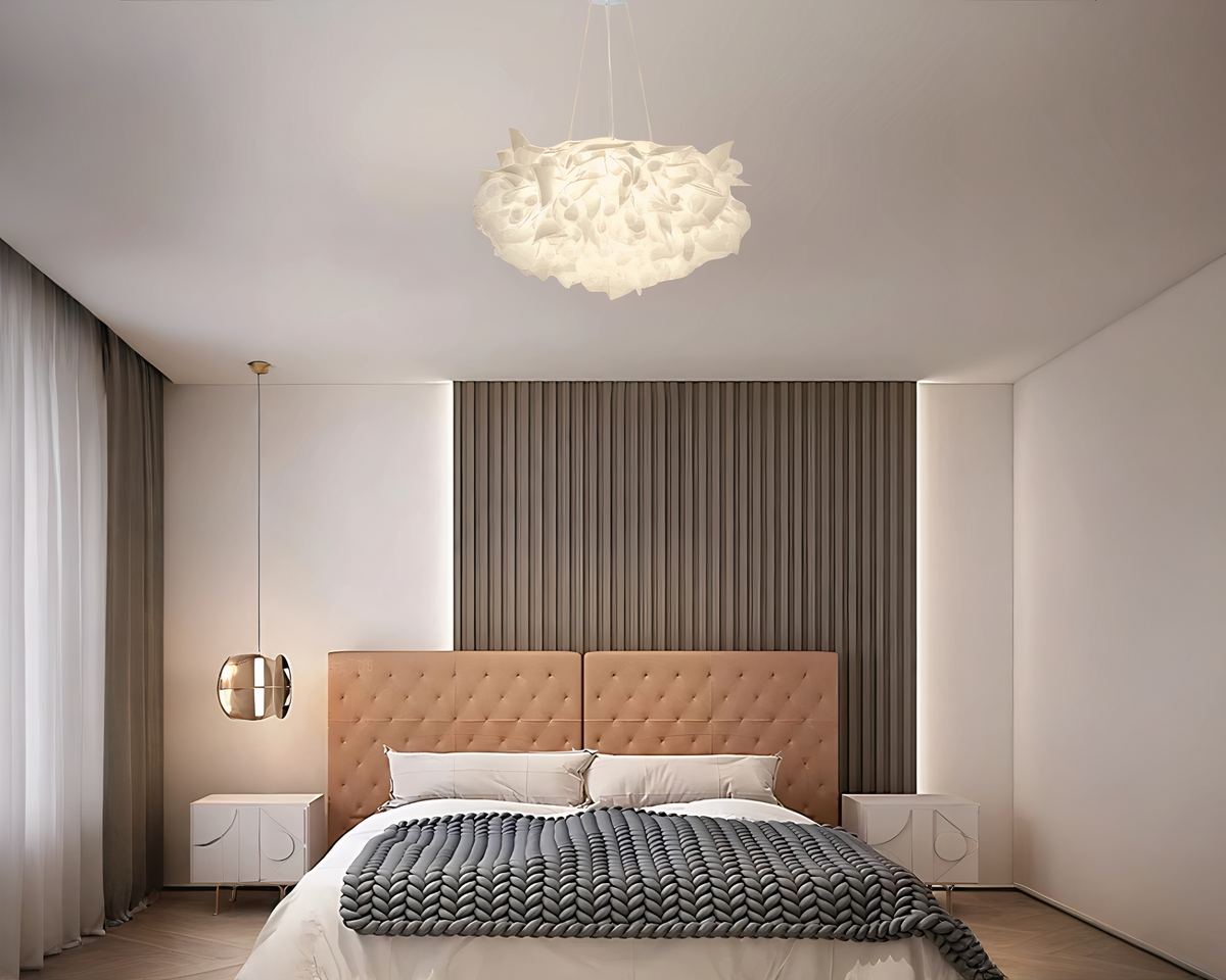 Lustre chambre cocooning nuage de pétales, vue 4