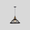 Lustre cuisine cage en maille noire et laiton, vue 7