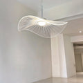 Lustre moderne aérien en acrylique blanc