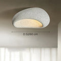Lustre japonais plafonnier dôme Wabi Sabi, vue 5
