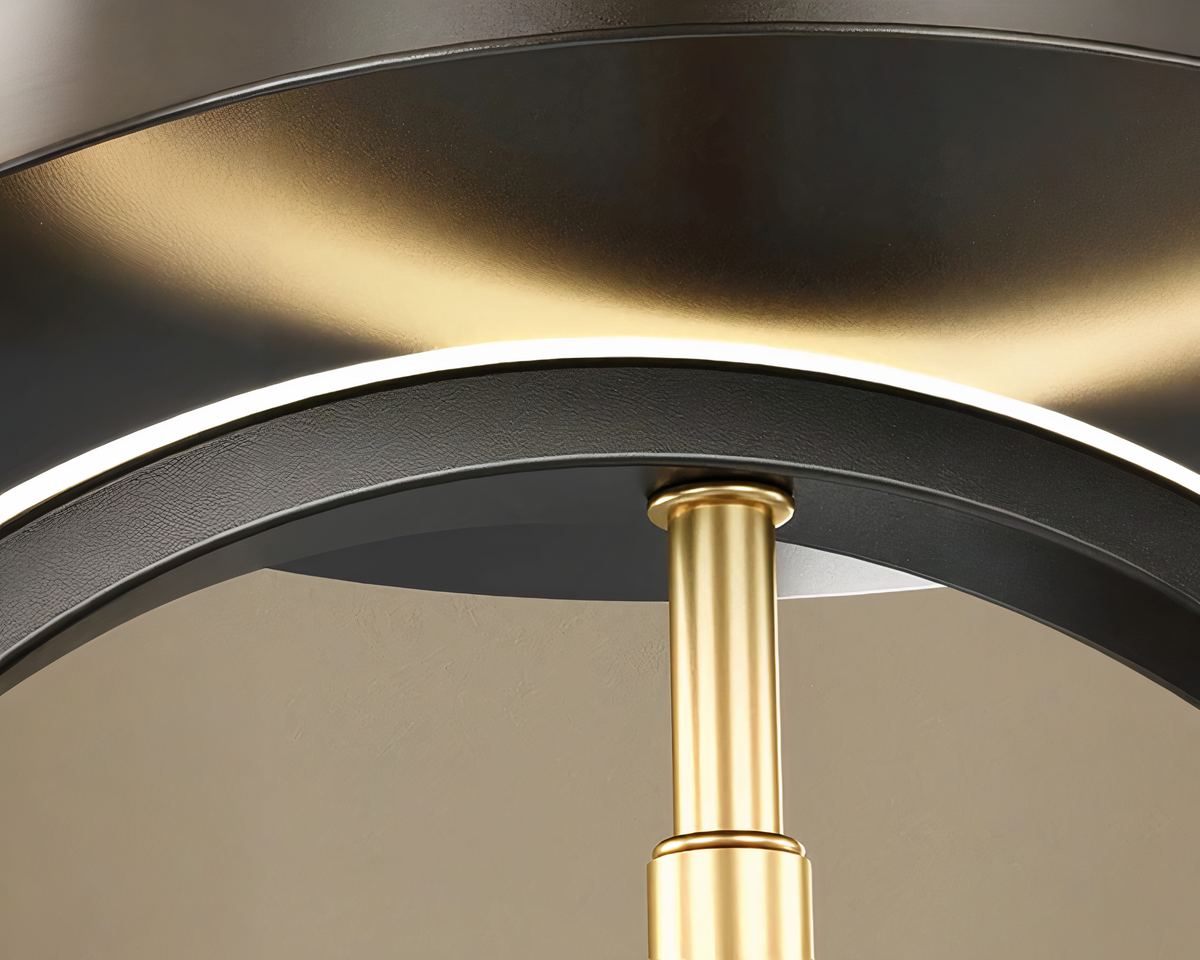 Lustre dressing plafonnier géométrique rond ou carré, vue 8