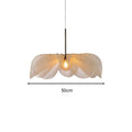 Lustre dressing en tissu beige façon fleur ouverte, vue 8