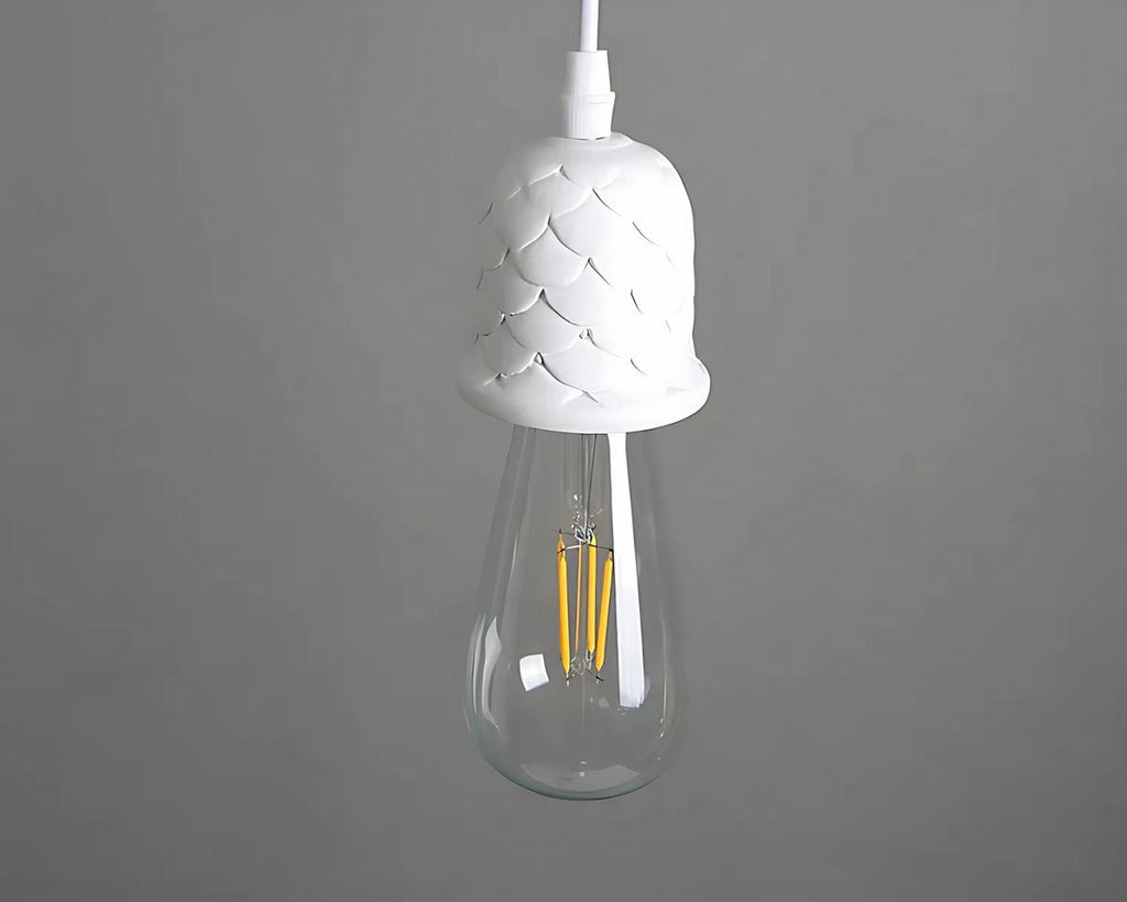 Lustre chambre bébé écureuil suspendu en résine, vue 6