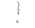 Lustre chambre bébé écureuil suspendu en résine, vue 14