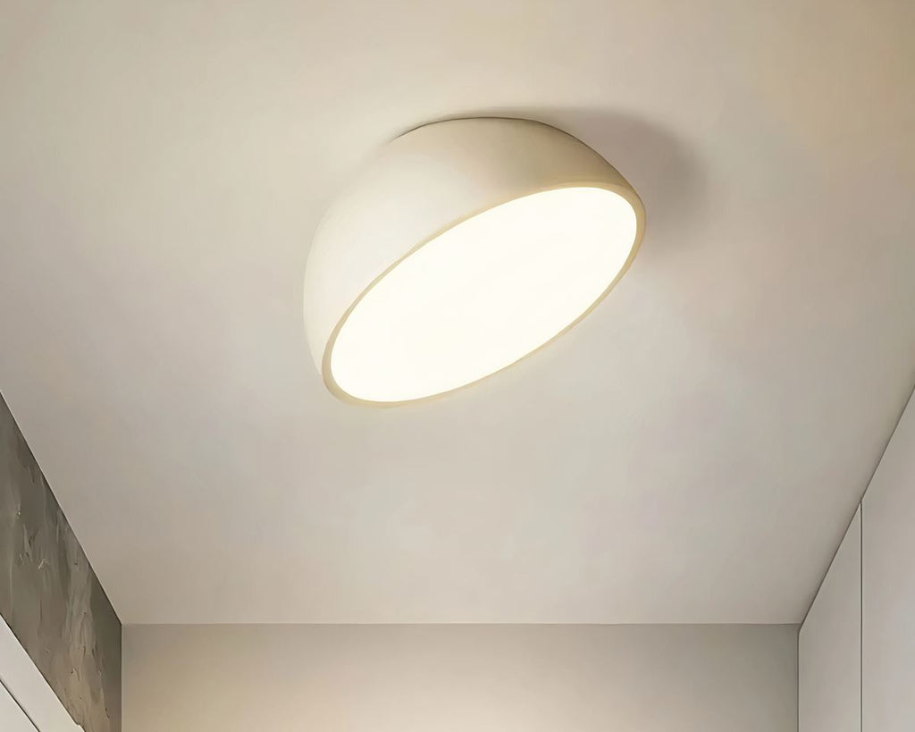 Lustre salle de bain en demi-cercle, fer forgé et acrylique, vue 5