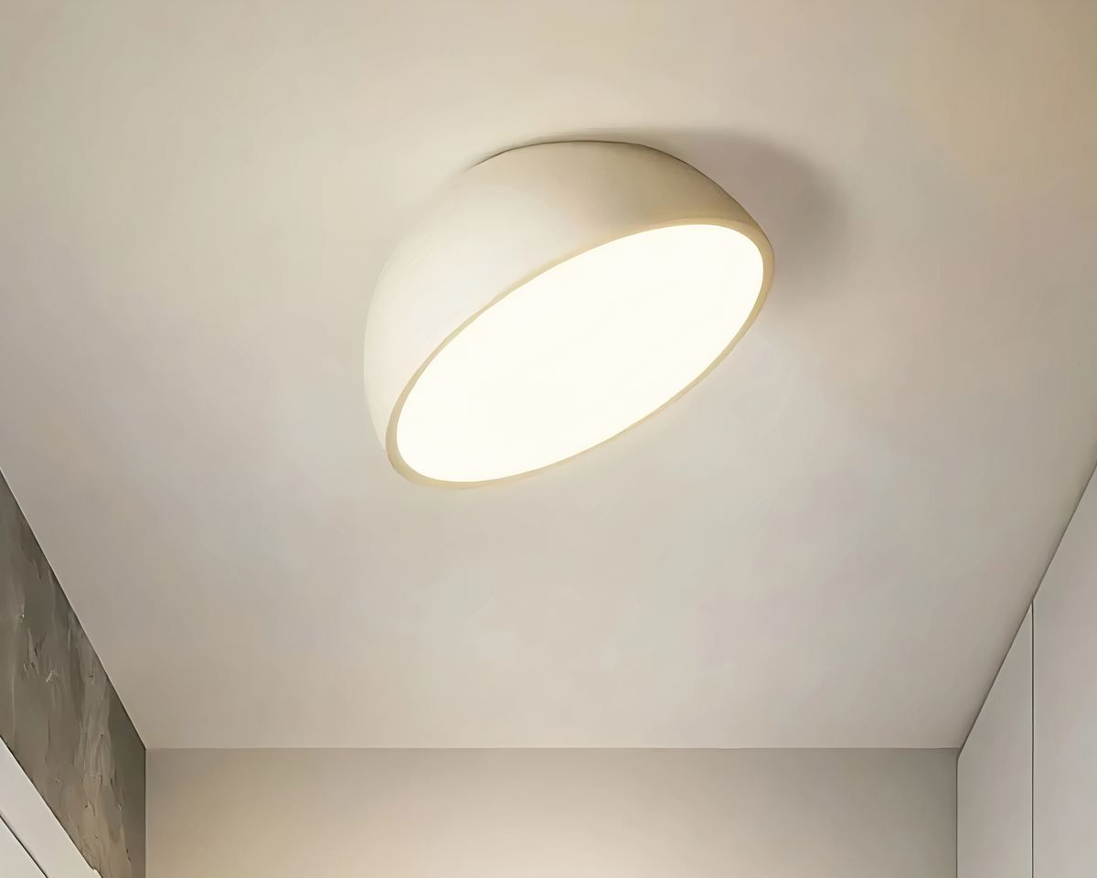 Lustre salle de bain en demi-cercle, fer forgé et acrylique, vue 5