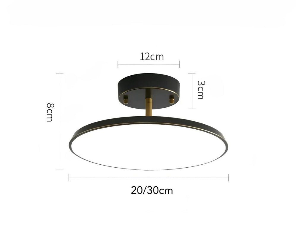 Lustre salle de bain plafonnier rond orientable, vue 7