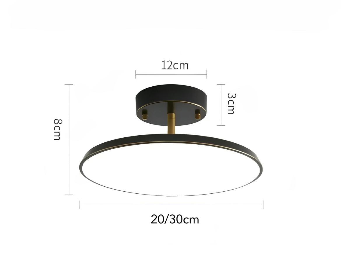 Lustre salle de bain plafonnier rond orientable, vue 7