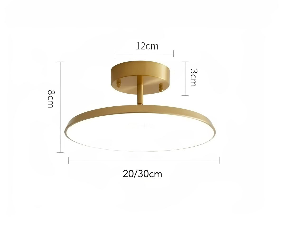 Lustre salle de bain plafonnier rond orientable, vue 8
