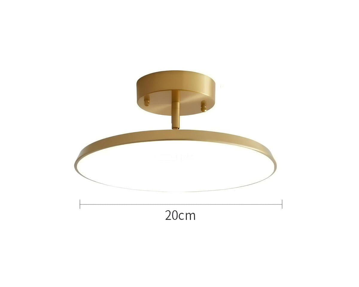 Lustre salle de bain plafonnier rond orientable, vue 9