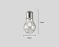 Lustre ampoule géante à reflets dorés ou argentés, vue 10