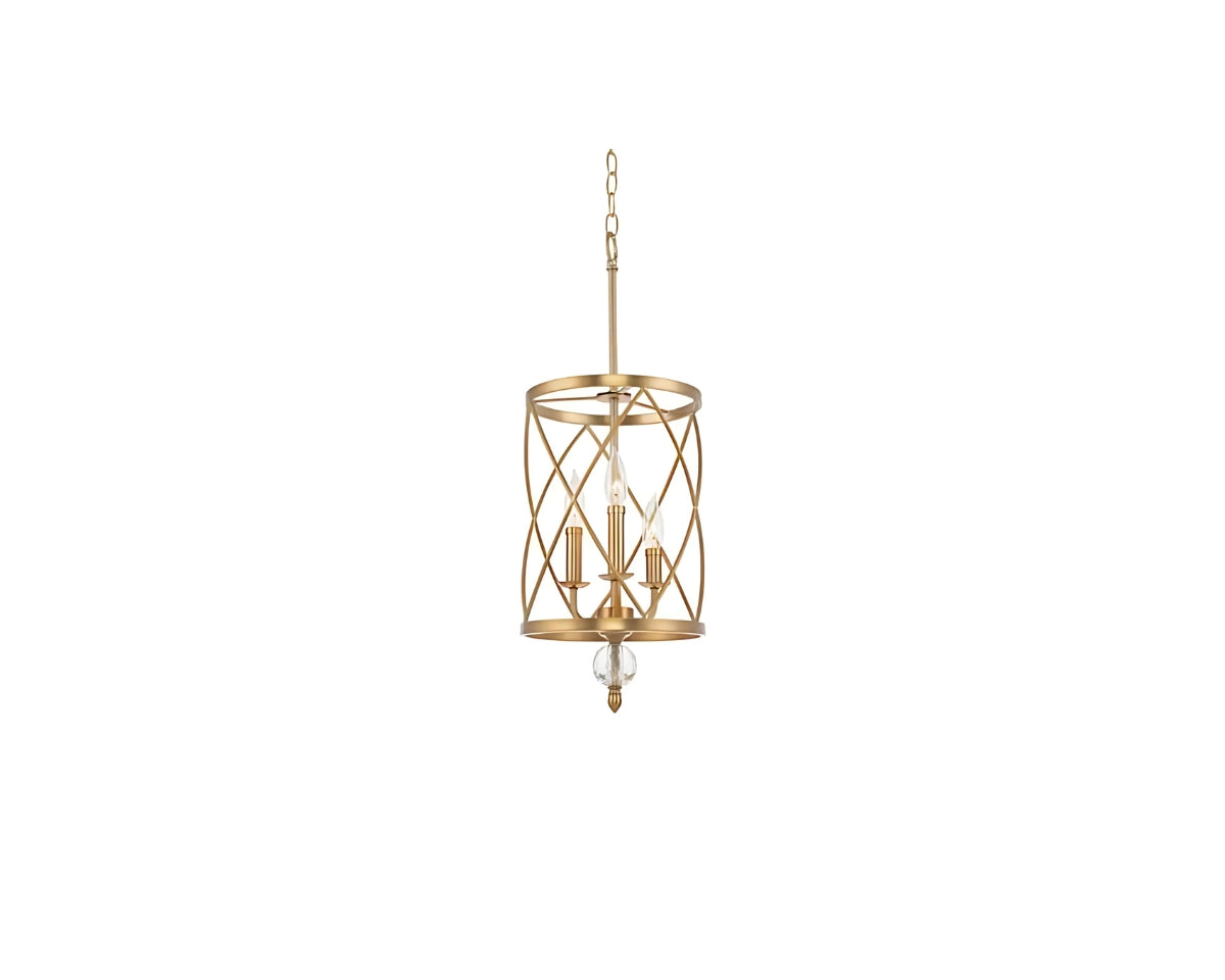 Lustre classique à bougies sur couronne en métal, vue 7
