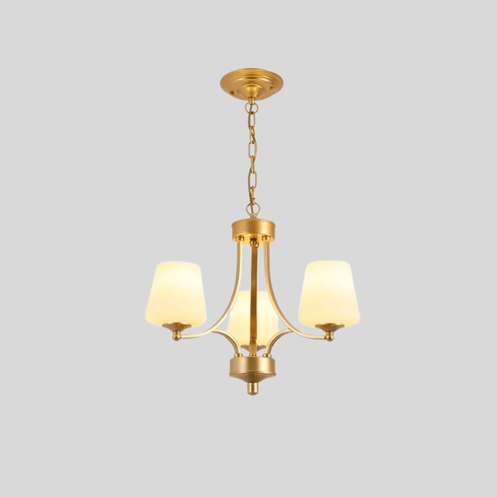 Lustre en fer forgé rétro et globes en verre, vue 8