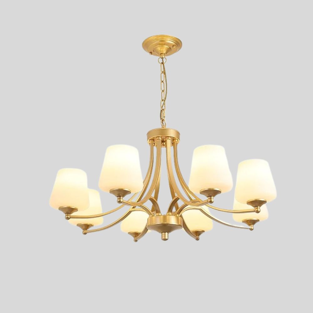 Lustre en fer forgé rétro et globes en verre, vue 10