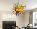 Lustre salle à manger Murano en bouquet multicolore