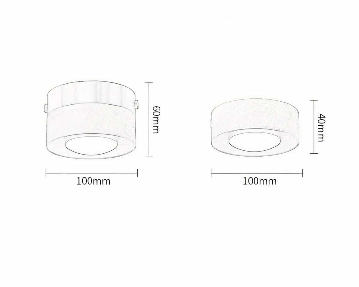 Lustre salle de bain mini plafonnier en bois, vue 5