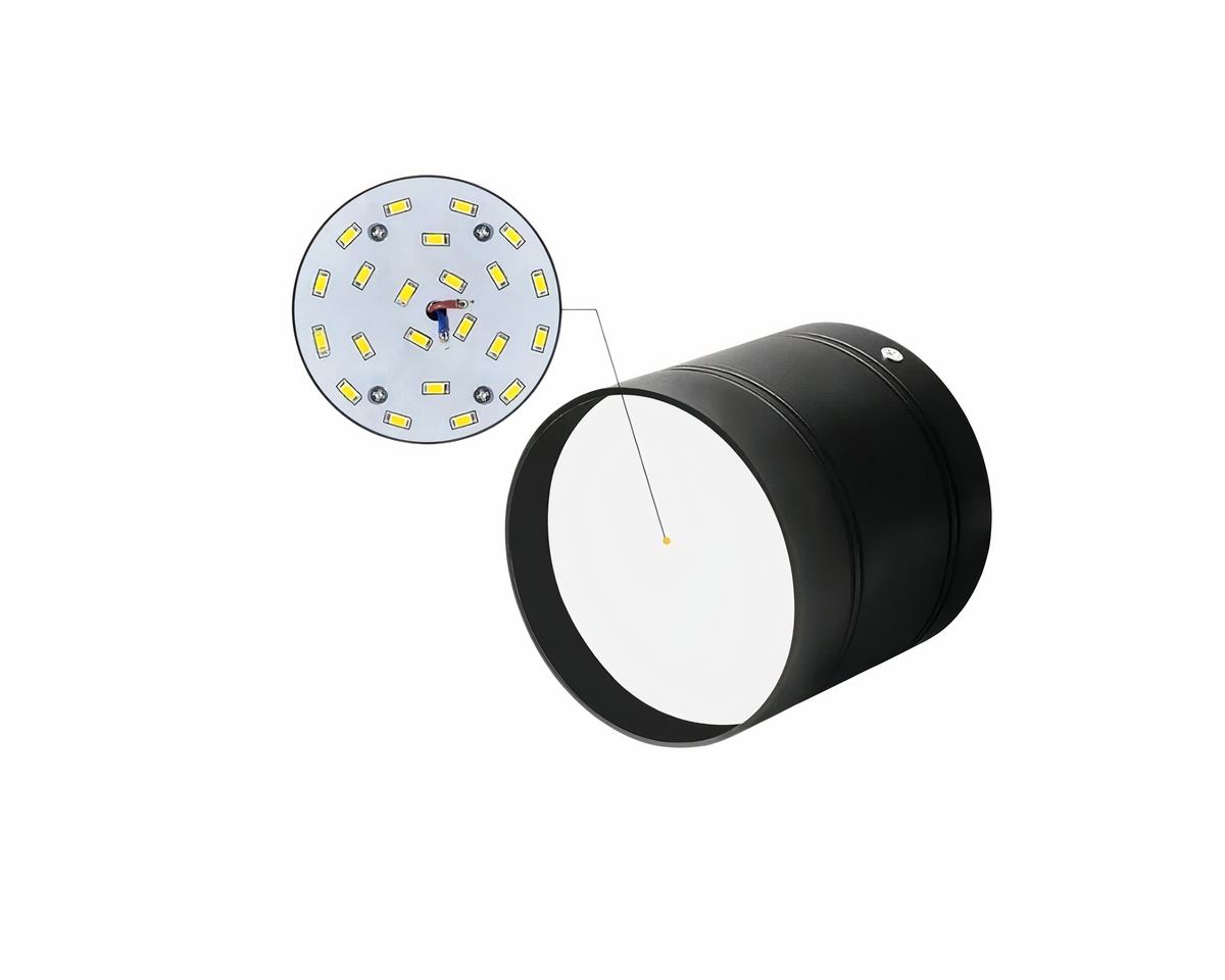 Lustre scandinave cylindre orientable pour toilettes, vue 4