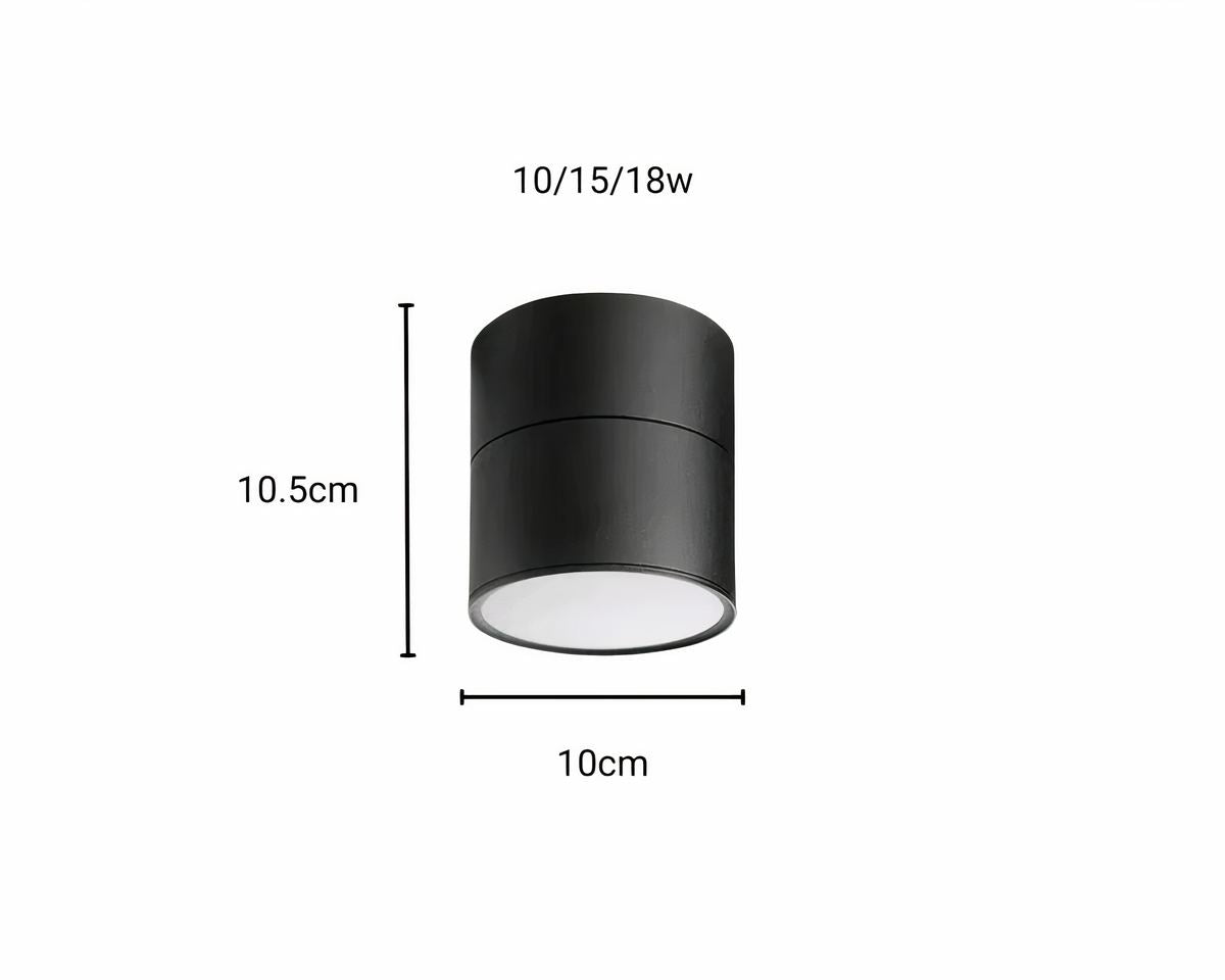 Lustre scandinave cylindre orientable pour toilettes, vue 5