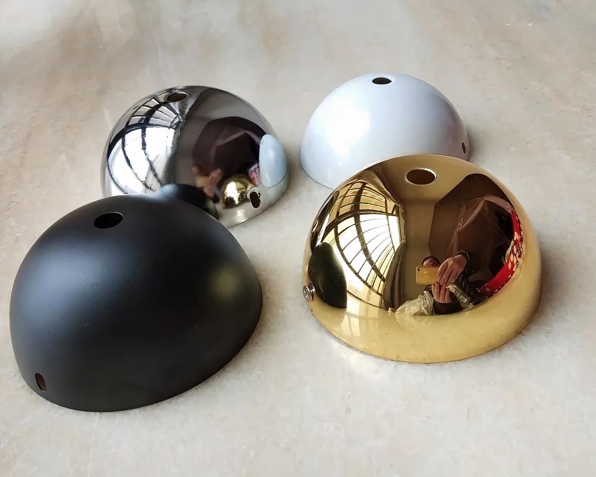 Cache plafond pour lustre en dôme