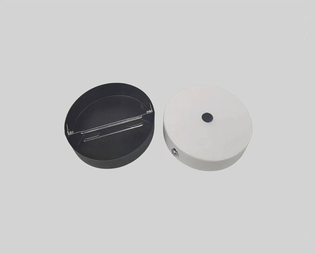 Cache plafond pour lustre plat en métal, vue 3