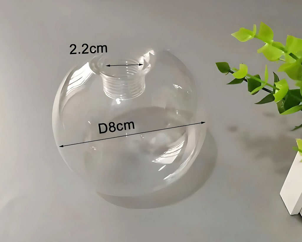 Globe en verre transparent pour lustre, vue 2