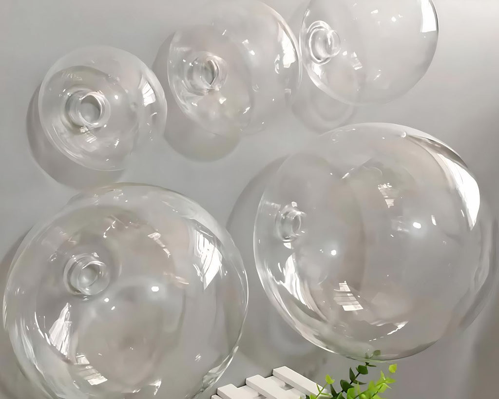 Globe en verre transparent pour lustre, vue 7