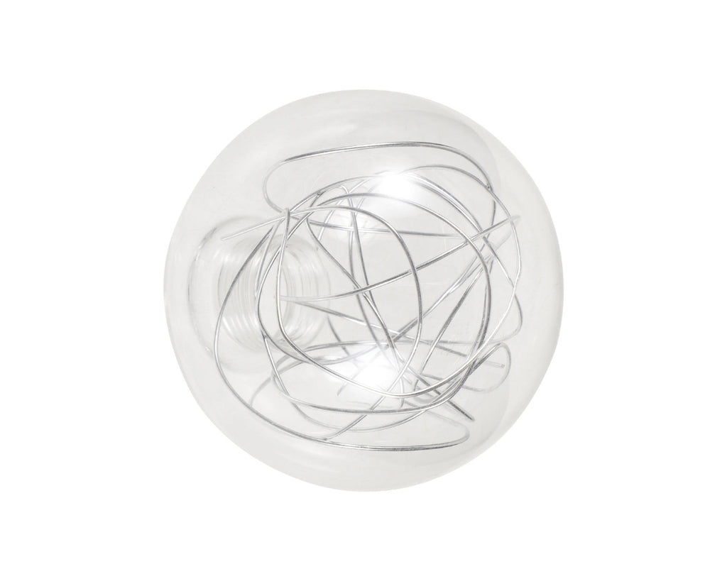 Boule en verre pour lustre à fils métalliques, vue 7