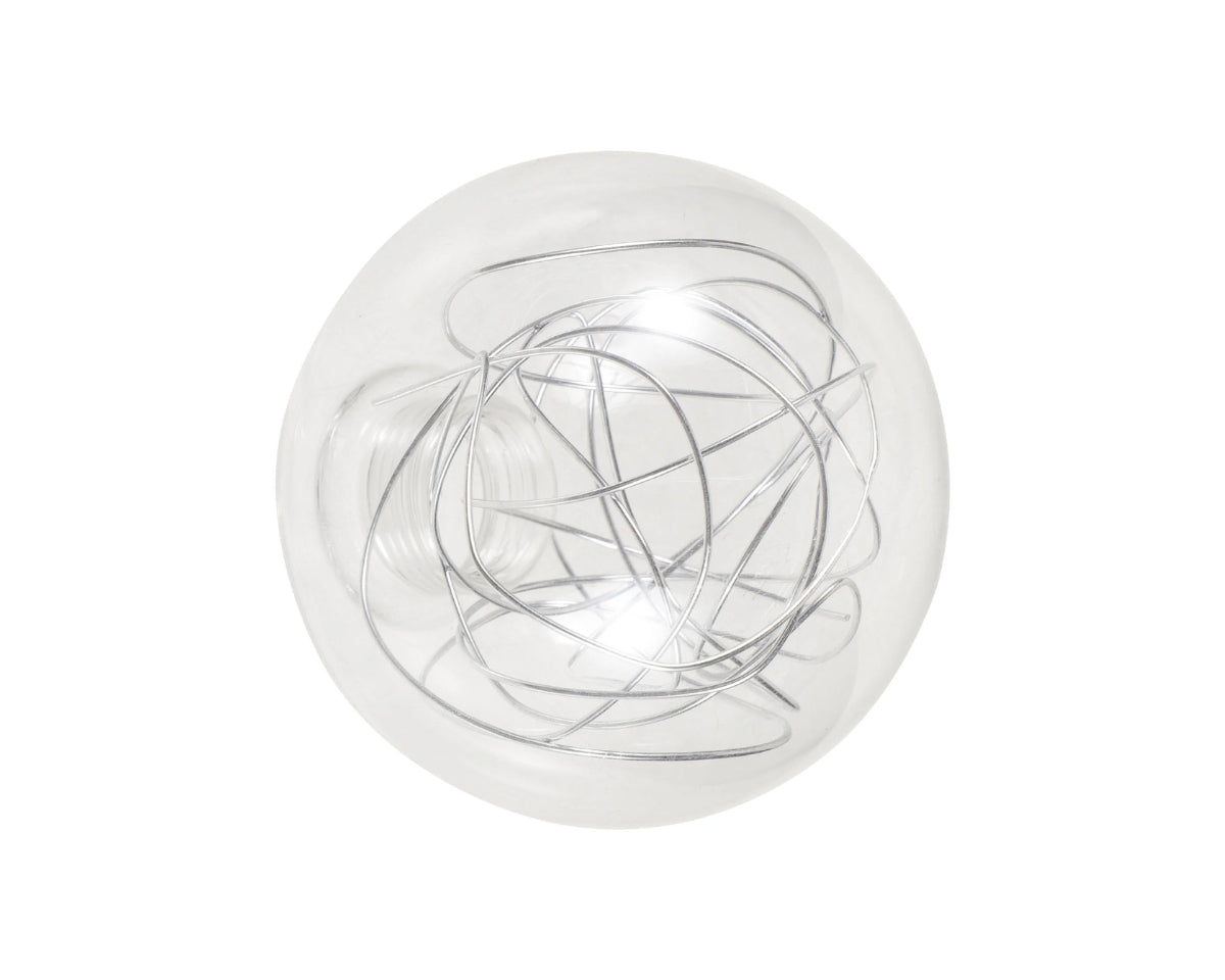 Boule en verre pour lustre à fils métalliques, vue 7