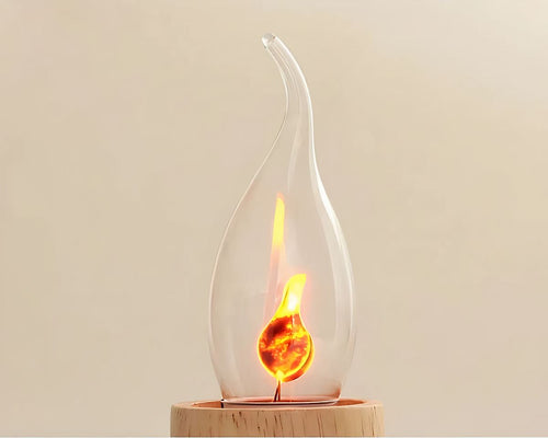 Ampoule bougie LED pour lustre, effet flamme, vue 2