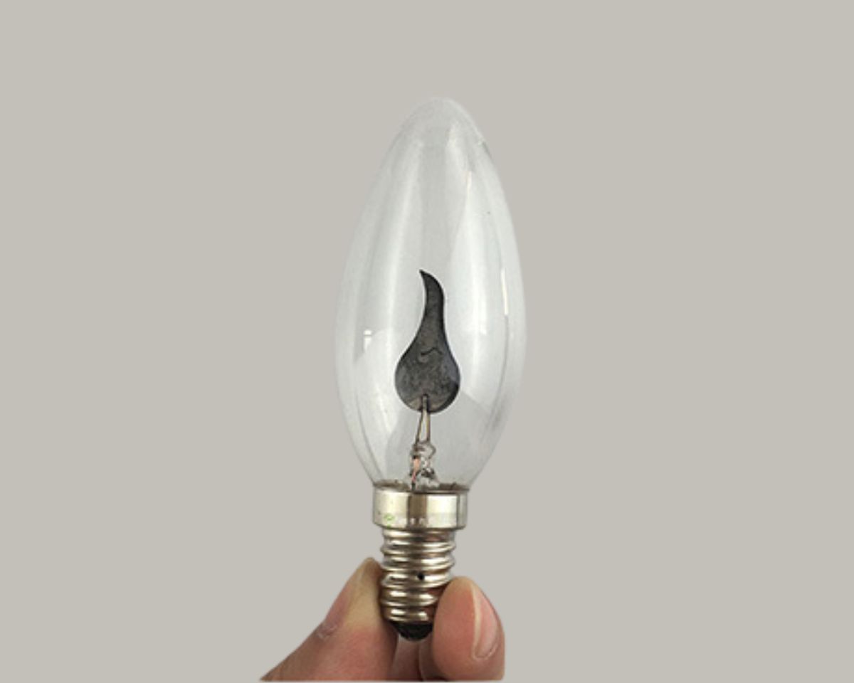 Ampoule bougie LED pour lustre, effet flamme, vue 6