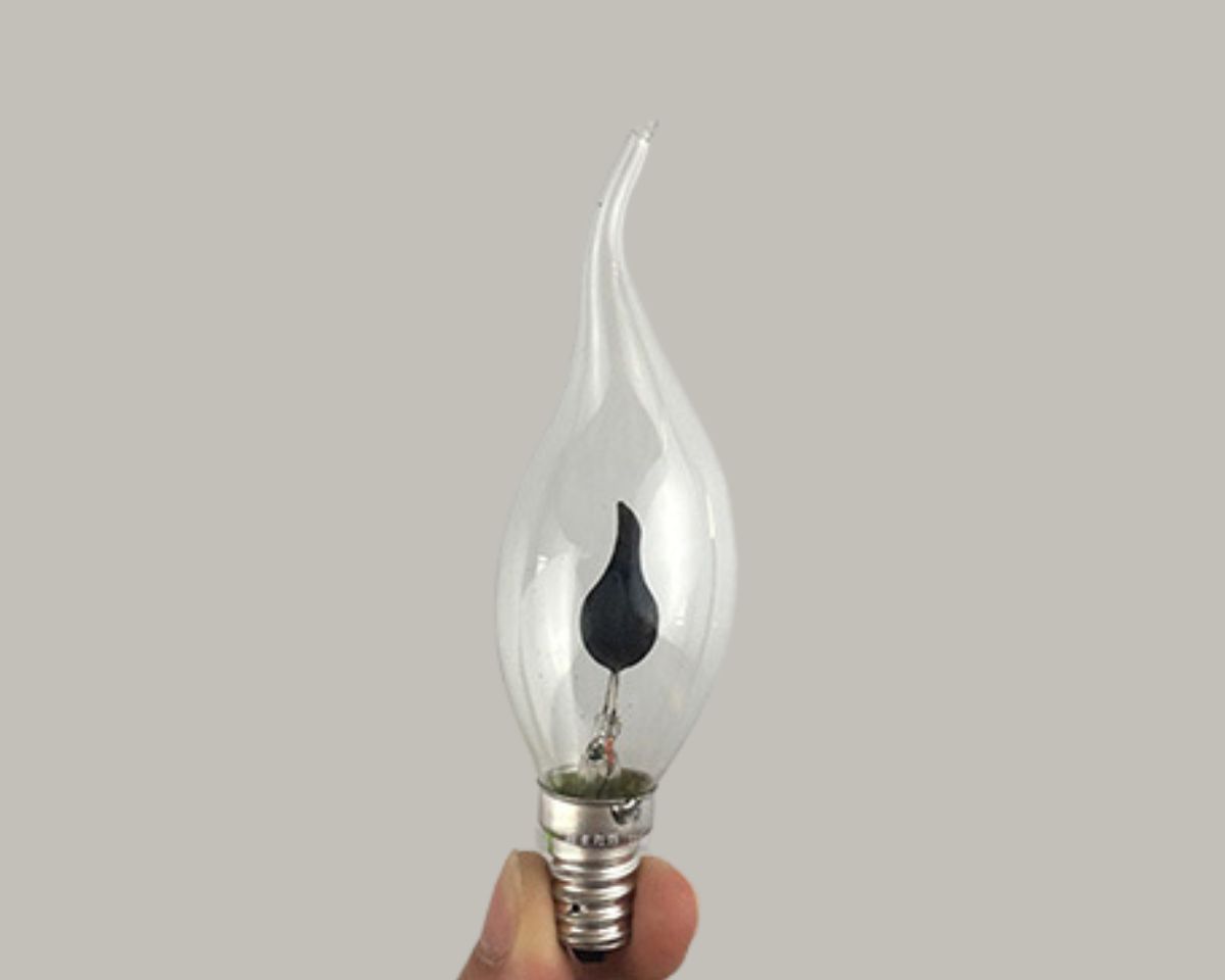 Ampoule bougie LED pour lustre, effet flamme, vue 7
