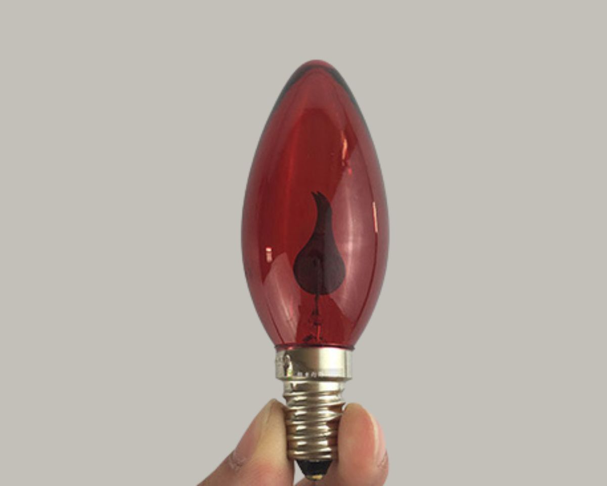 Ampoule bougie LED pour lustre, effet flamme, vue 8
