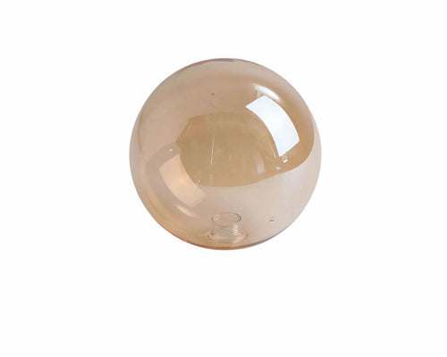 Globe en verre ambré pour lustre