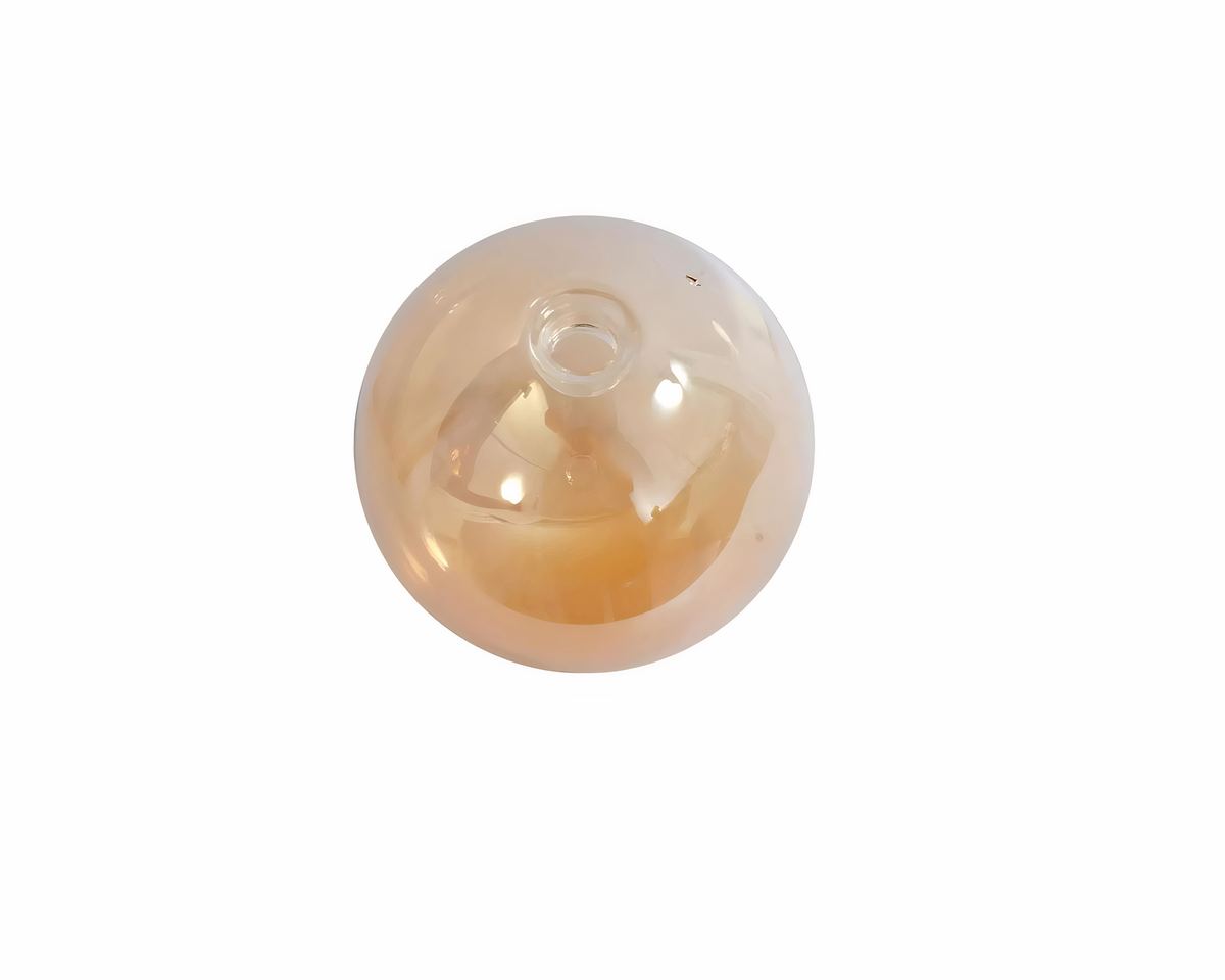 Globe en verre ambré pour lustre, vue 3