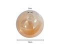 Globe en verre ambré pour lustre, vue 6
