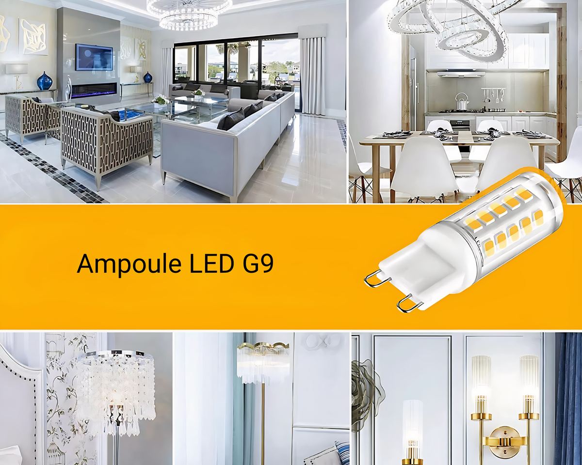 Ampoule LED G9 compacte pour lustre, vue 2